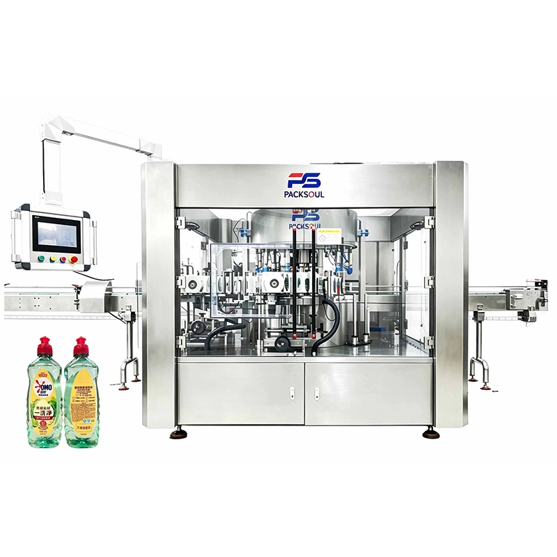 Máquina etiquetadora autoadhesiva de botellas de doble cara