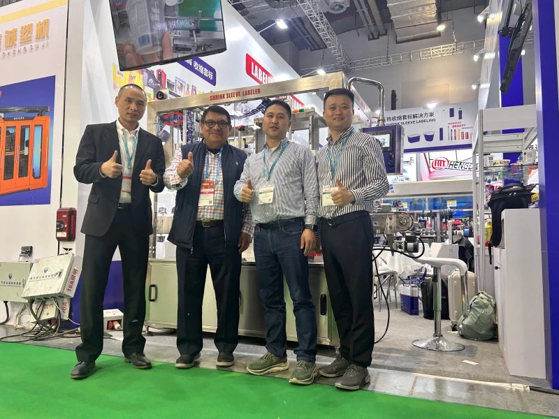 Hdpe Shampoo Bottle Double Side Labeling Machine