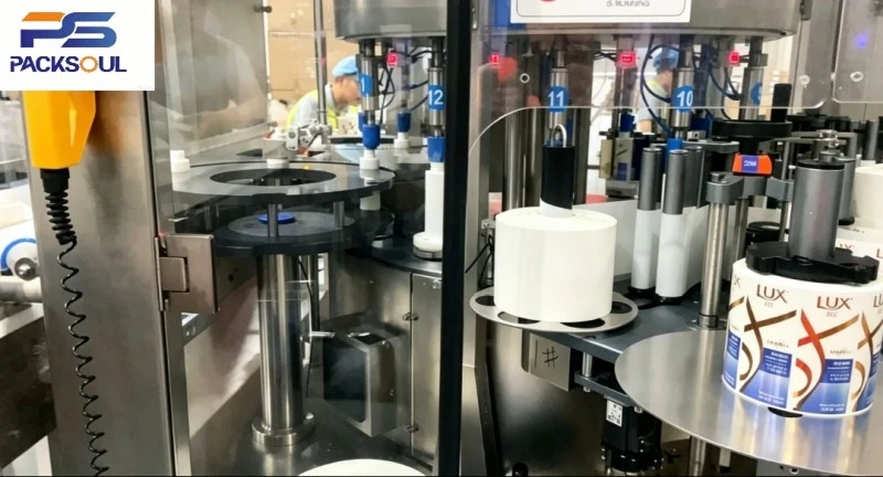 200ml Body Wash Bottle Labeling Machine