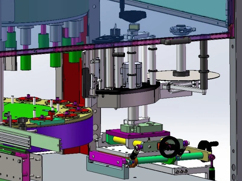 Square Cosmetic Jar Labeling Machine
